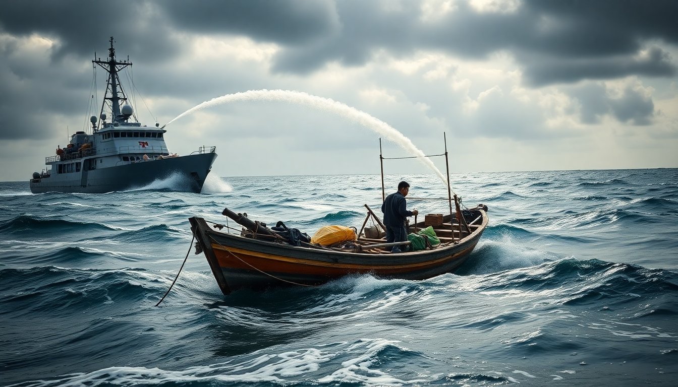 philippine fishermen encounter aggression from chinese coast guard in the south china sea 1765690360