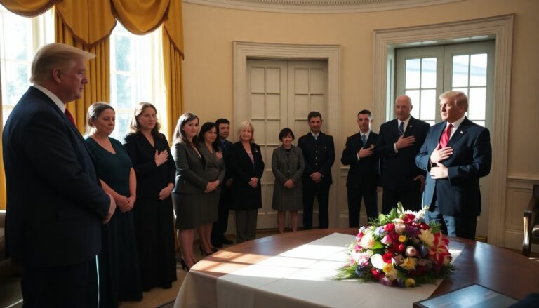 president trump hosts families of national guard members shot in dc 1764578688