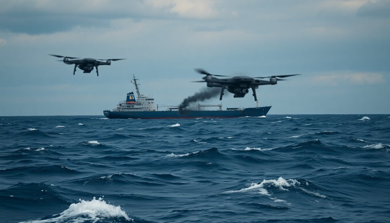 ukraine targets russian shadow fleet tanker in mediterranean waters 1766150736