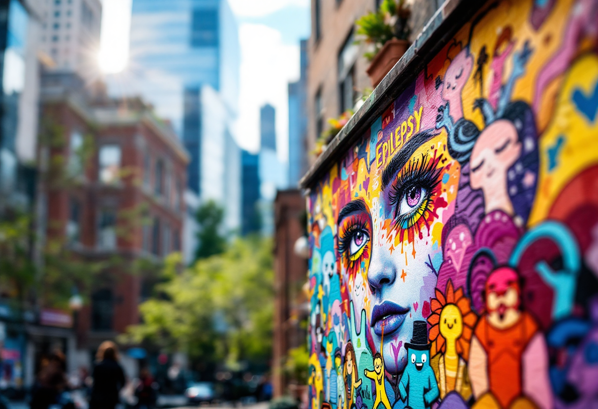 Immagine della campagna di sensibilizzazione sull'epilessia 2025