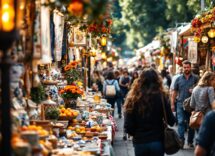 Stand fieristici che promuovono il Made in Italy