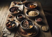 Piatto colorato di cibi sani per una vita sana