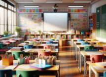 Bambini delle elementari impegnati in attività di apprendimento associativo