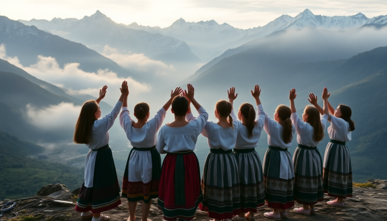 il coro les enfants du gran paradis approda in himalaya 1748753148