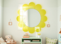 specchio fiore in acrilico un tocco di colore per la cameretta 1749437907