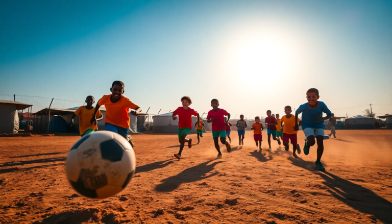 la forza del calcio storie di speranza nei campi profughi 1752572156