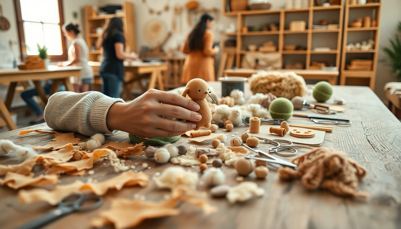 laboratori creativi crea pupe da tavolo con materiali naturali 1765628214