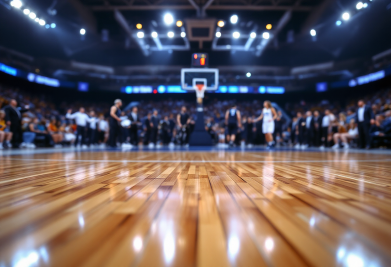 Giocatori di Akademia Sant’Anna in azione durante una partita