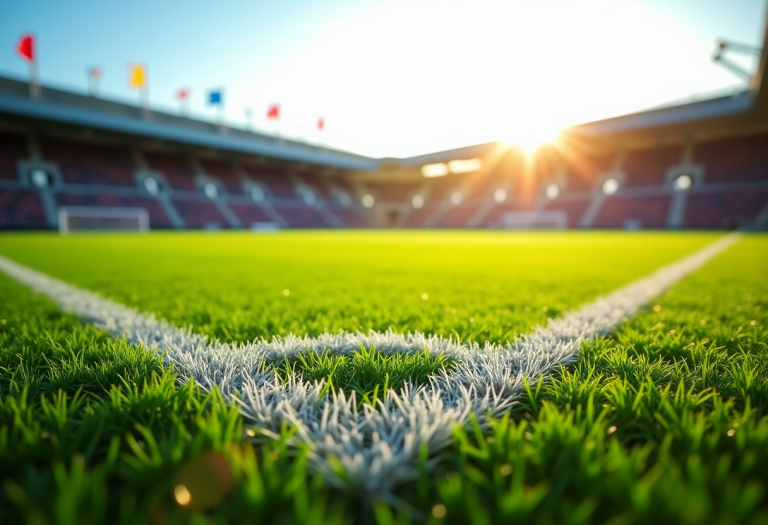 Giocatori di calcio italiano in azione durante il weekend