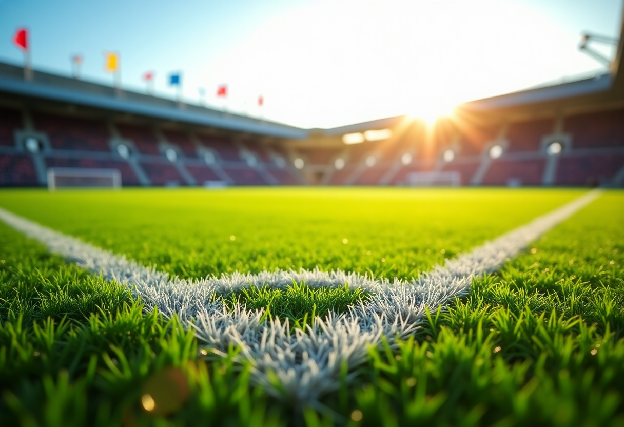 Giocatori di calcio italiano in azione durante il weekend
