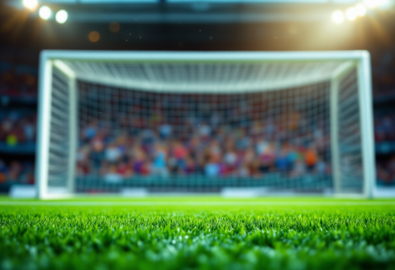 Abdulhamid esulta dopo la vittoria della Roma all'Olimpico