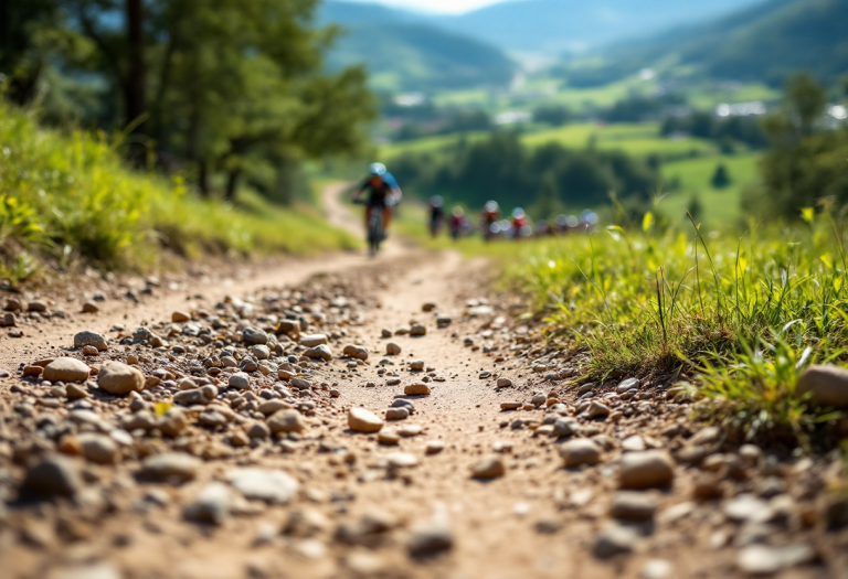 Giovani ciclisti in azione al Cross della Vigilia
