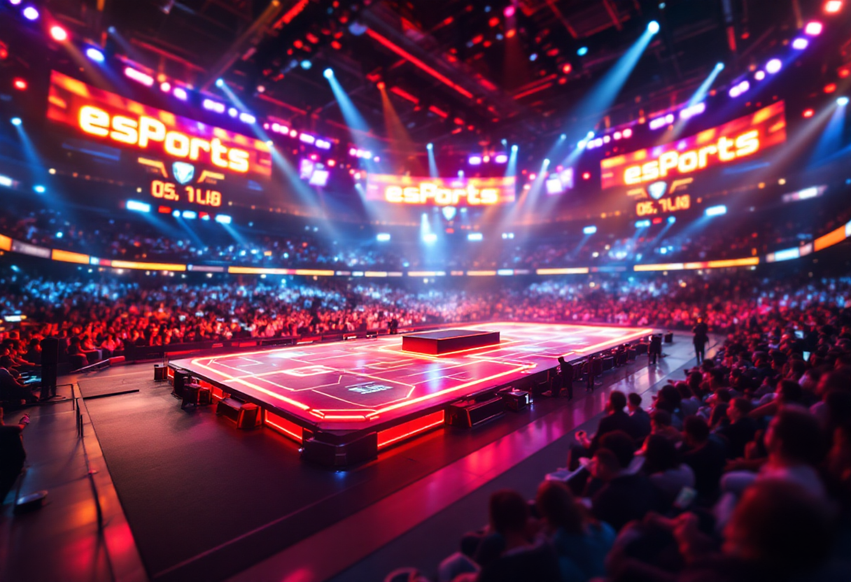 Giocatori di eSports competono nella FIFAe World Cup 2024