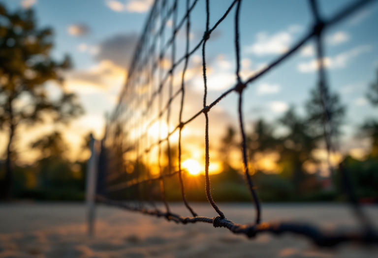 Giocatori di pallavolo italiana in azione dopo le Olimpiadi