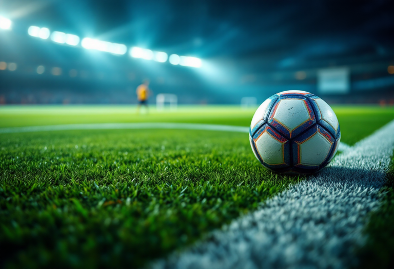 Hakan Calhanoglu in azione con la maglia dell'Inter