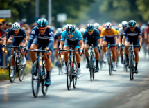 Immagine dell'incidente alla finale dell'Uci Track Champions League 2024