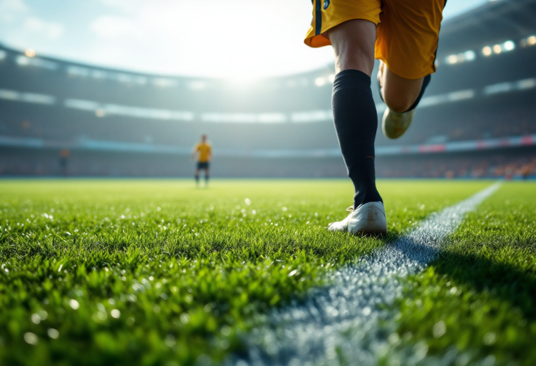 Lautaro Martinez in azione con i compagni dell'Inter