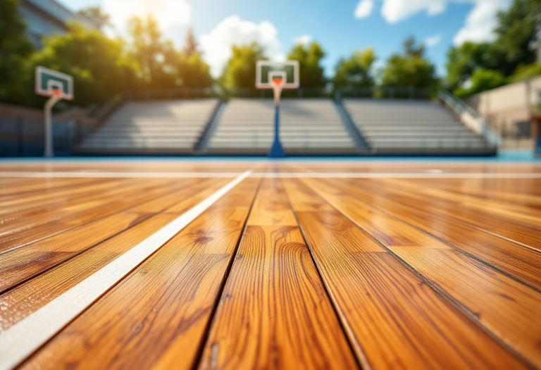 Giocatori OmiFer Palmi durante una partita di Serie A2