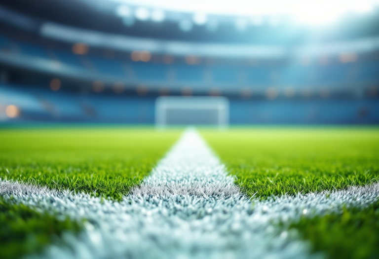 Giocatori di Ospitaletto festeggiano la vittoria nel derby