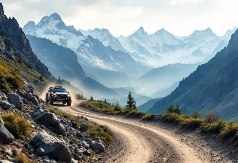 Auto da rally in azione al Rally du Devoluy 2023