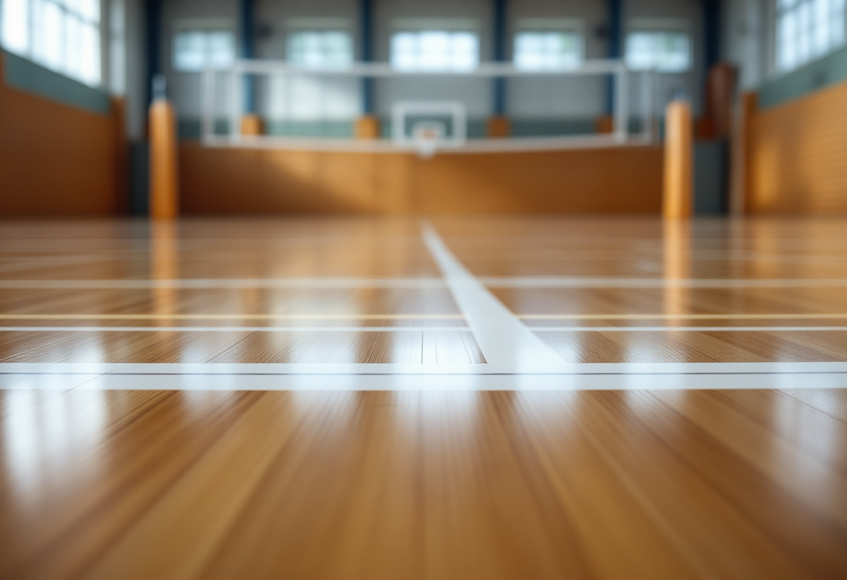 Tommaso Guzzo in azione con la Consar Ravenna in A2