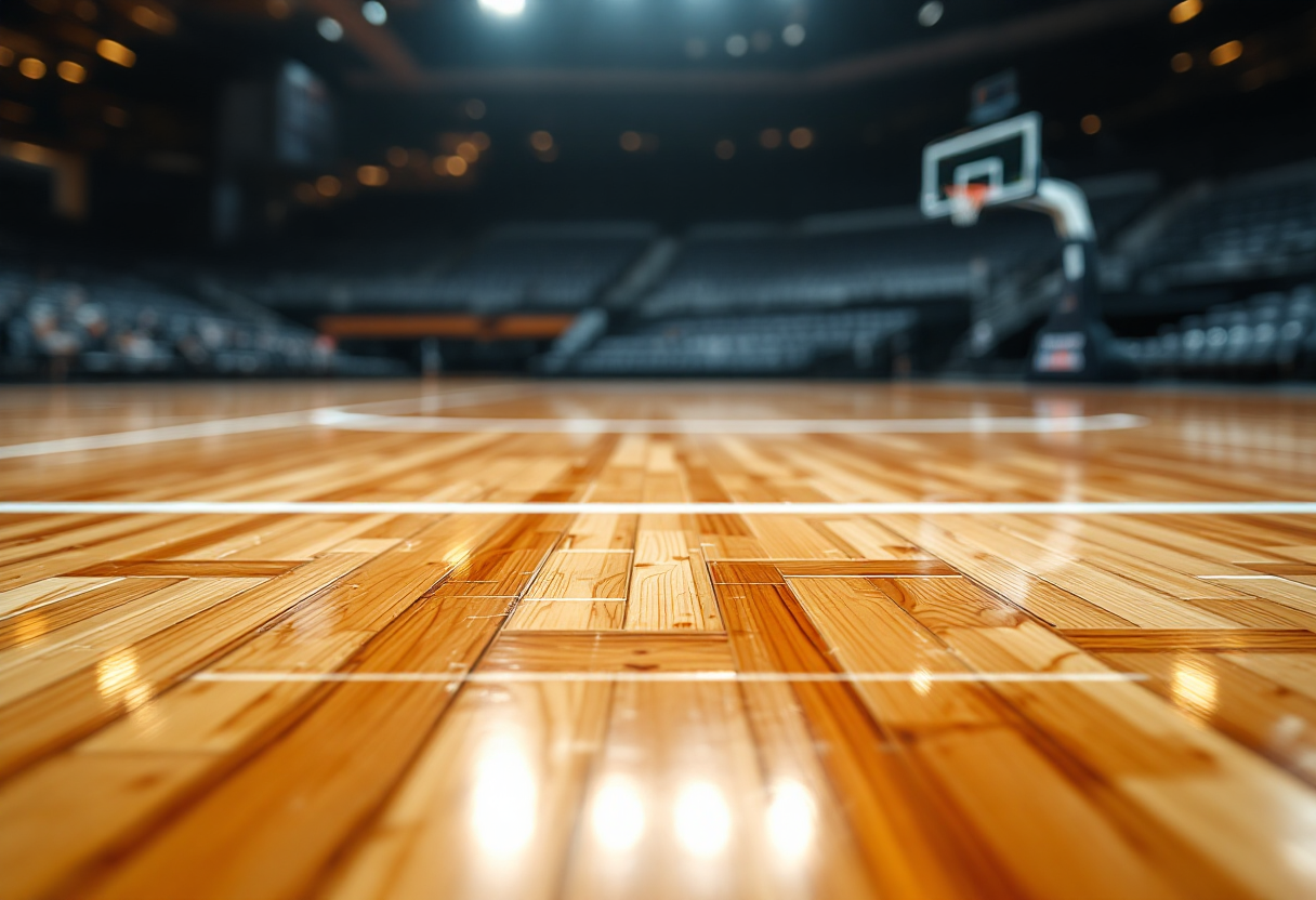 Giocatrici Umana Reyer Venezia in azione durante una partita