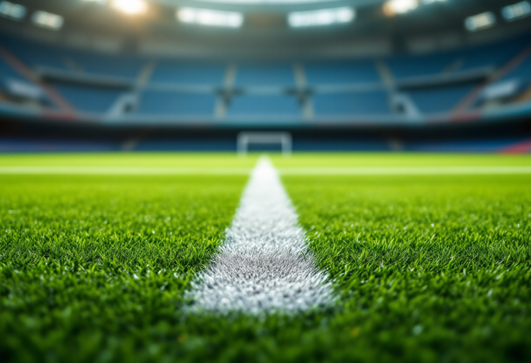 Logo del Guangzhou FC in un contesto di crisi