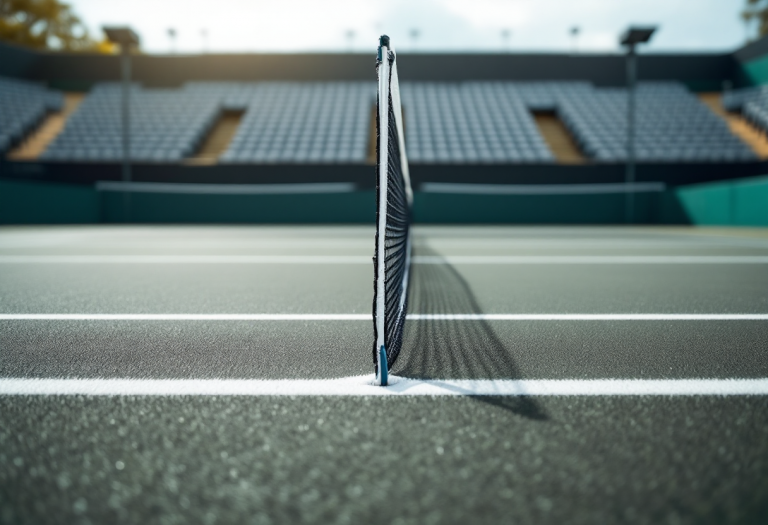 Djokovic interagisce con il pubblico durante un match