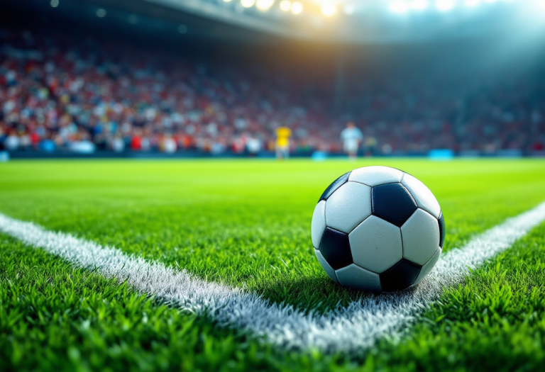 Giocatori della Fiorentina in azione verso la Champions League