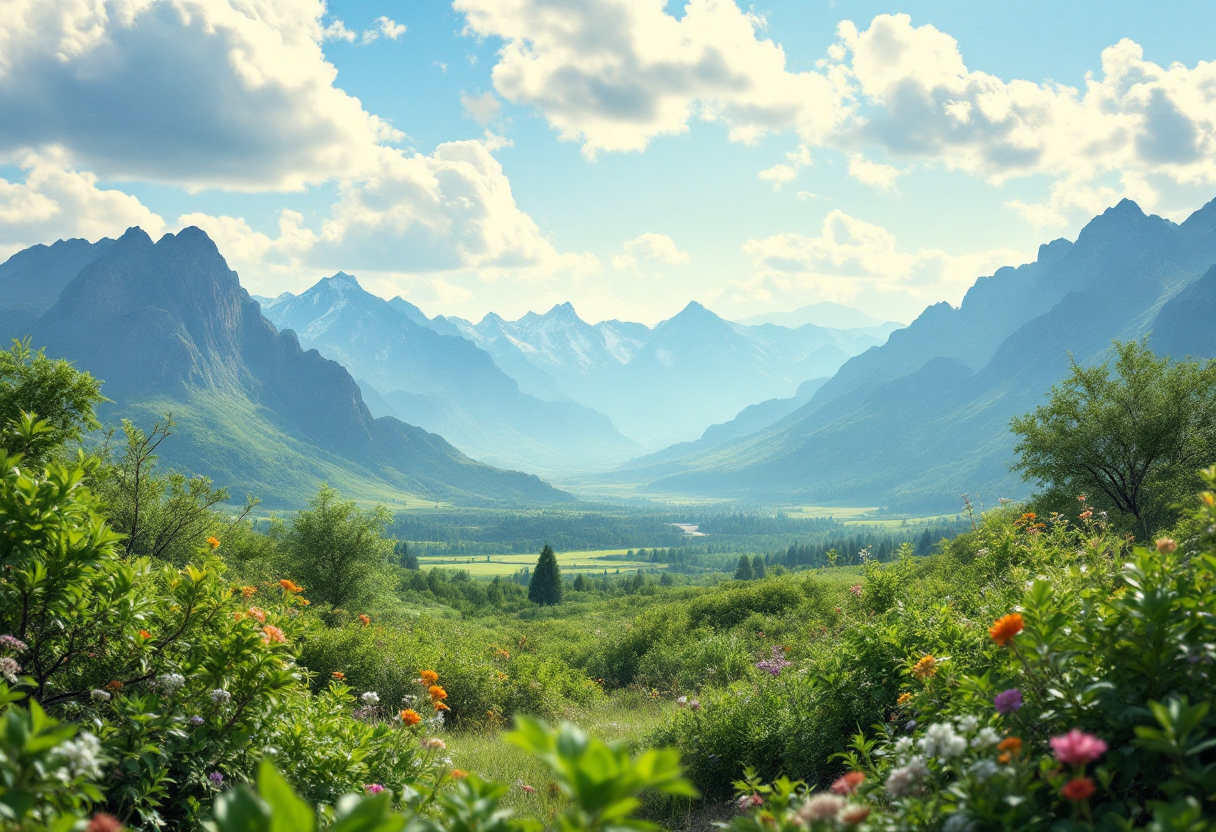 Immagine di Monster Hunter Wilds con creature e paesaggi