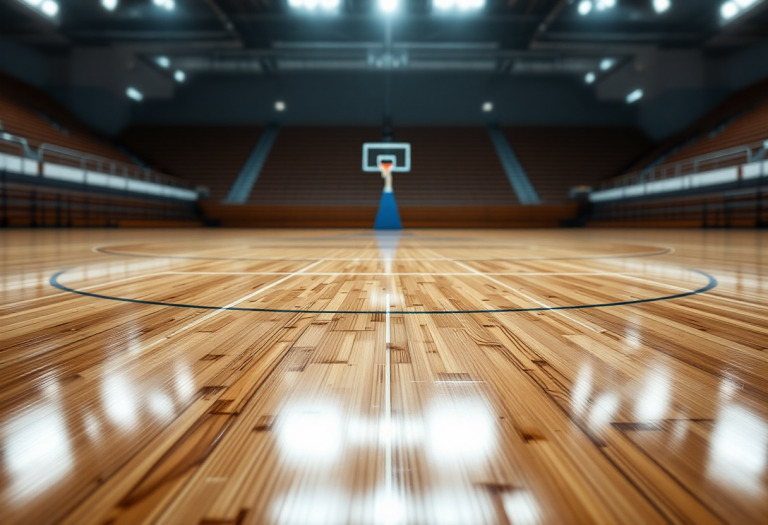 Giocatrici di basket femminile in azione durante una partita