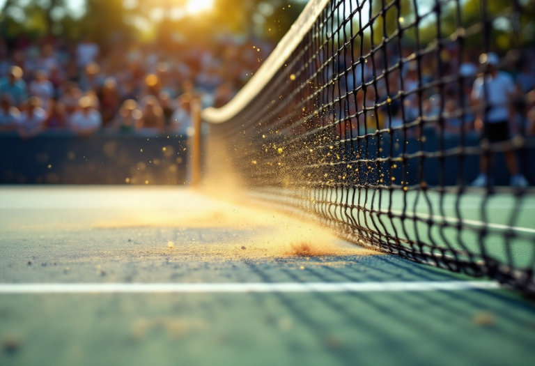 Zheng Qinwen e Alcaraz in un evento di tennis alla moda