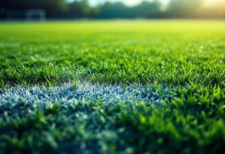 Atalanta in campo durante la partita di Champions League