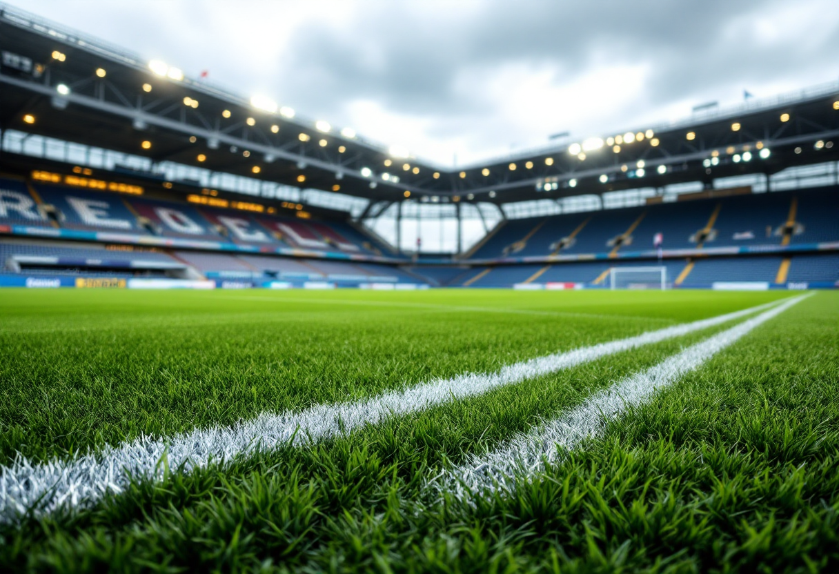 Atalanta e Torino in campo durante il pareggio