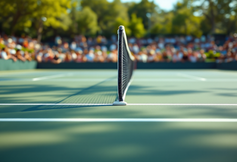 Casper Ruud durante un'intervista con i media