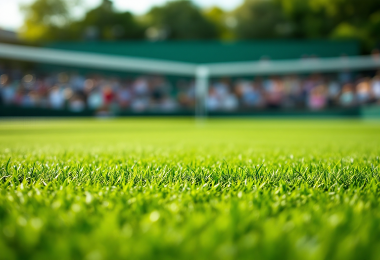 Giocatori in azione durante il secondo turno della Coppa Davis