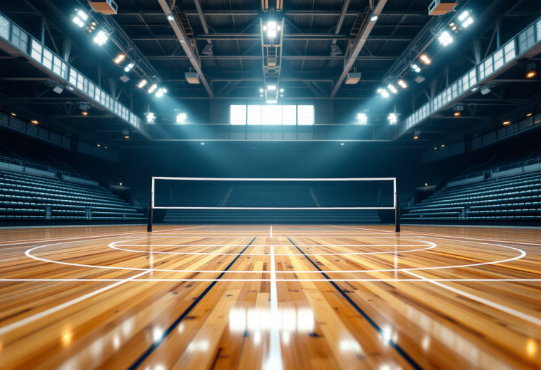 Cucine Lube Civitanova in azione durante la semifinale