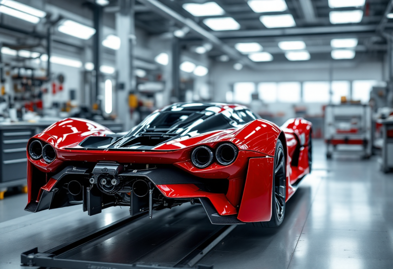 Ferrari SF-25 in pista, simbolo di innovazione e tradizione