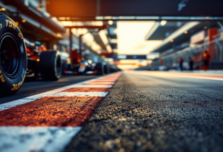 Immagine del GP di Singapore 2008 con Massa ed Ecclestone