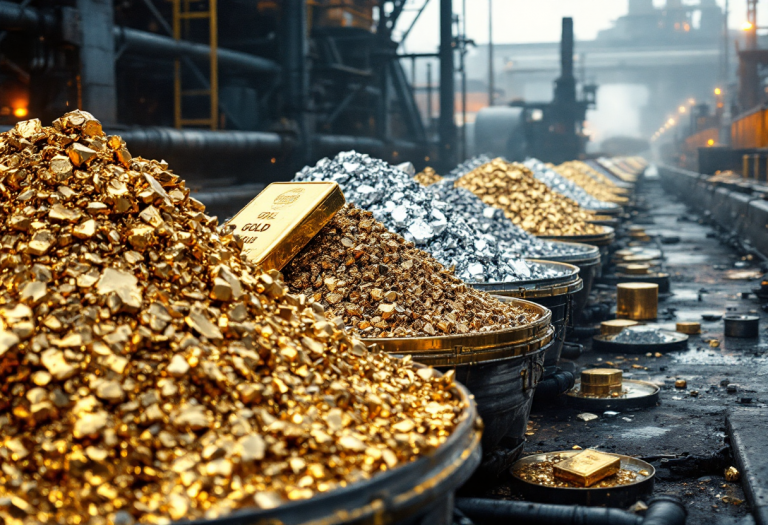 Grafico che mostra l'andamento delle materie prime nel 2024