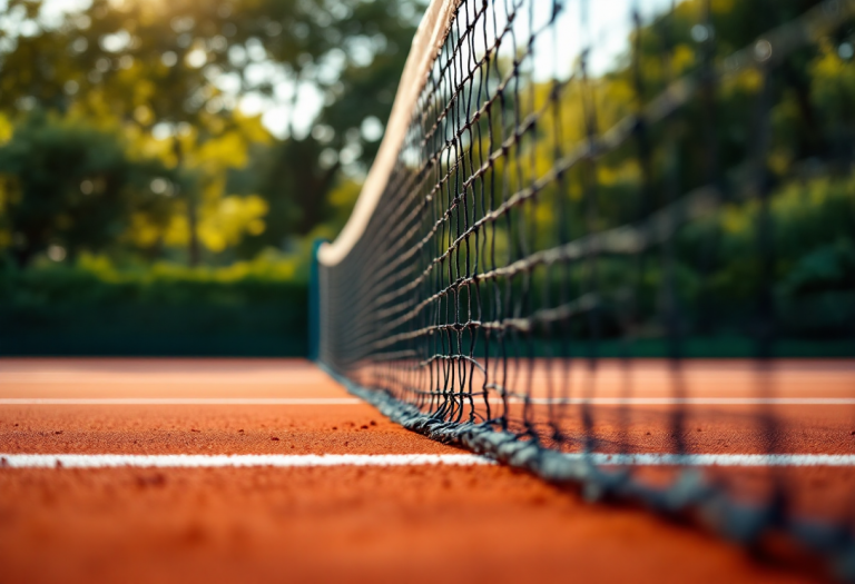 Emma Raducanu durante un match ad Abu Dhabi