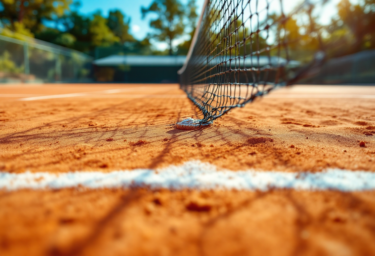 Carlitos Alcaraz mentre gioca a padel con passione