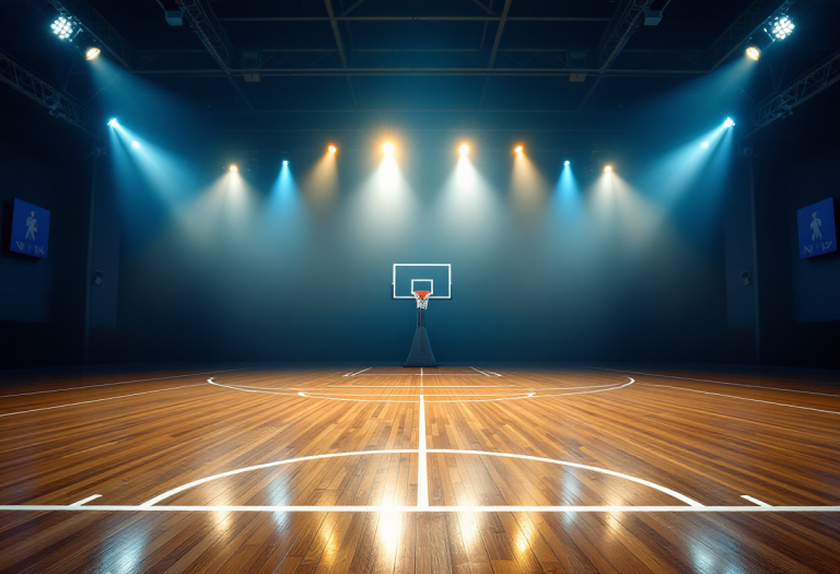 Giocatori dei Cavs e Clippers in azione durante la partita