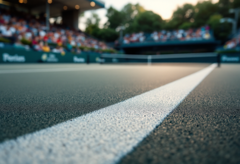 Coco Gauff durante il match agli ottavi del Miami Open 2025