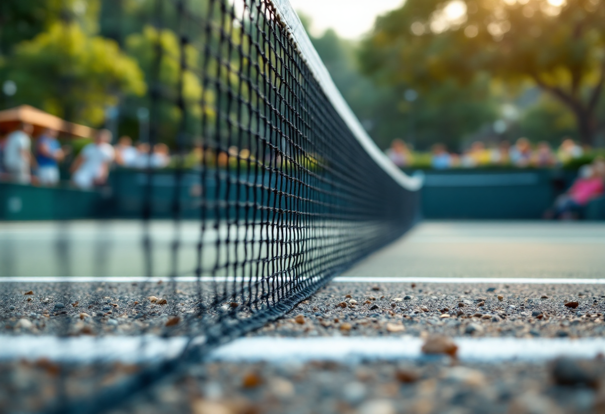 Frances Tiafoe festeggia la vittoria al Miami Open 2023