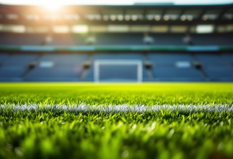 Arbitro di calcio in azione durante una partita