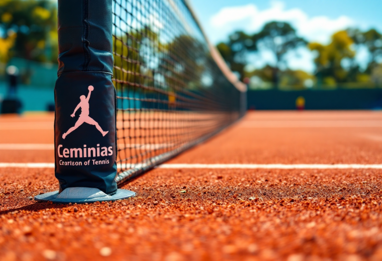 Jasmine Paolini durante la semifinale a Miami