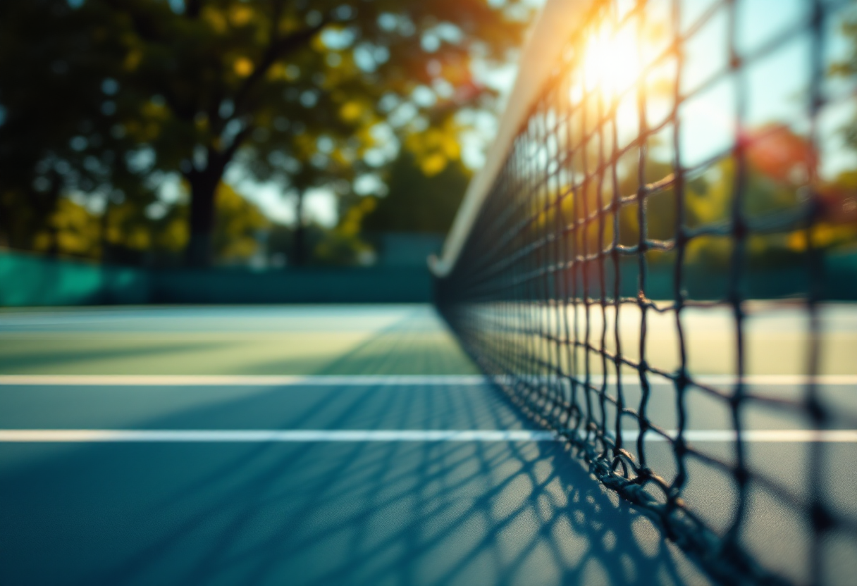 Darderi e Pellegrino in azione alla Napoli Tennis Cup