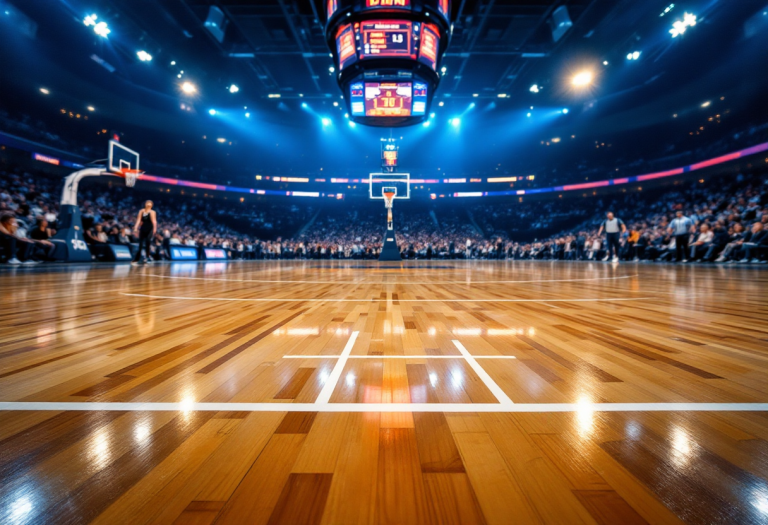 Olimpia Milano in azione contro il Real Madrid in EuroLeague