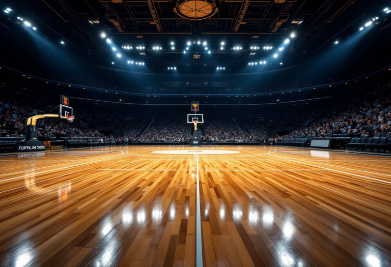 Olimpia Milano in azione contro la Stella Rossa